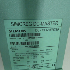 6RA70856FV620Z ตัวแปลงซิโมเร็ก PLC ของแท้ใหม่ - Product Image 1