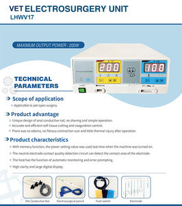 LHWV17 الحيوانات الأليفة أداة الجراحة 200W البيطرية وحدة الجراحة الكهربائية البيطري عالية التردد <span class=keywords><strong>Electrotome</strong></span> - Product Image 4