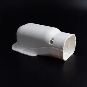 Cubierta de PVC para Ductos de Aire Acondicionado, Sistema de Instalación de Aire Acondicionado, Accesorios para Esquinas de Pared, Ductos de PVC para HVAC, Modelo QG - Product Image 4