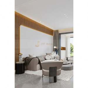 LL313 Customized Stainless Steel Fluted Panel Special Shape Modern Protection Metal <b>Corner</b> Strip Villa Hospital Hotel Waterproof - Product Image 6