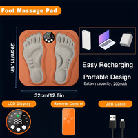 8 modes 29 vitesses télécommande électrique masseur de Circulation des pieds 3D Massage Patch dossier réflexologie ciblée Relaxation des pieds