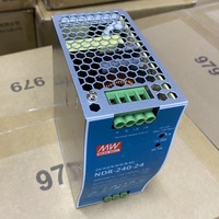MeanWell NDR-240-48 48V 5A haute efficacité pour système de contrôle industriel NDR-240-24 d'alimentation à découpage sur rail DIN