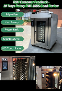 Personalizzato ragionevole buoni prezzi di commerciale 5 8 10 da tavolo vassoio strato rotante pasticceria forno a convezione con cremagliera ventilatore - Product Image 3