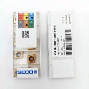 China manufacture face milling cutter SECO 335.18-1305T-M11 F40M milling inserts for stainless steel