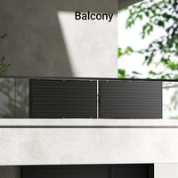 Panneau solaire photovoltaïque flexible monocristallin ultra-fin imperméable de 120 W pour toit, balcon et usage résidentiel