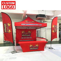 Bannière de tente personnalisée avec logo imprimé, toutes tailles, stand d'exposition pour la publicité événementielle, promotion des salons professionnels, présentoirs
