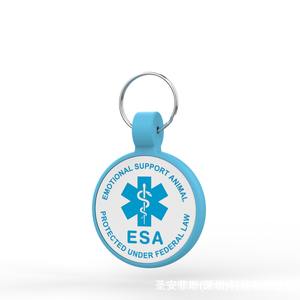 Etichetta <span class=keywords><strong>in</strong></span> Silicone per animali domestici con codice QR personalizzato <span class=keywords><strong>ESA</strong></span> scansiona il codice QR per individuare le etichette per cani - Product Image 4