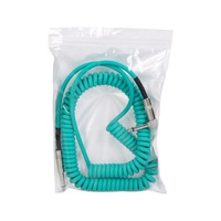 Câble de guitare avec adaptateur droit à ressort 6,3 6,35 6,5 mm Câble audio TS 2 broches 1/4 pouce