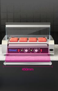 Grilleuse électrique 220V facile à utiliser pour la maison et les restaurants, friteuse, machine à griller les hot-dogs à 5 rouleaux, faible bruit, pour snacks - Product Image 4