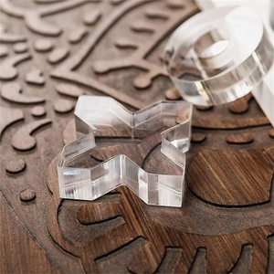 <span class=keywords><strong>Jeu</strong></span> de Tic Tac Toe de luxe en acrylique et bois, <span class=keywords><strong>décoration</strong></span> classique pour table basse, <span class=keywords><strong>jeu</strong></span> de voyage <span class=keywords><strong>d</strong></span>écoratif en bois pour enfants et famille - Product Image 5