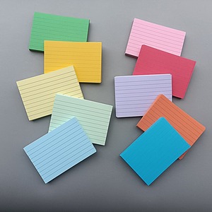150g engrosada línea Horizontal índice tarjeta cuaderno papel marcapáginas Bloc de notas para inglés palabra taquigrafía para decoración del hogar - Product Image 4