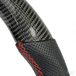 พวงมาลัยคาร์บอนไฟเบอร์แบบฐานเรียบสำหรับรถยนต์โตโยต้า ซูปรา A80 <span class=keywords><strong>A70</strong></span> - Product Image 5