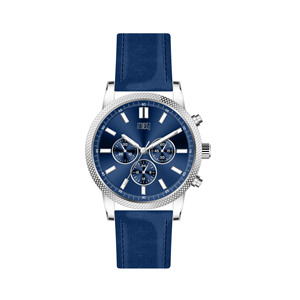 Reloj Cronógrafo Venture Edge de 44 mm para Hombre, Estilo Casual de Negocios, con Correa de Cuero, Movimiento de Cuarzo Analógico, Estilo Elegante - Product Image 2