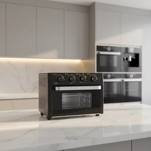 Roestvrijstalen mechanische timerbediening Airfryer <span class=keywords><strong>Oven</strong></span> 23L Multifunctionele keukenoven voor roosteren en bakken - Product Image 6