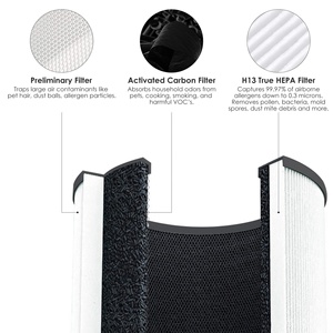 Aktif karbon HEPA ön filtre 3-In-1 kombine yedek filtre hava temizleyici MA-18 Medify uygula - Product Image 4