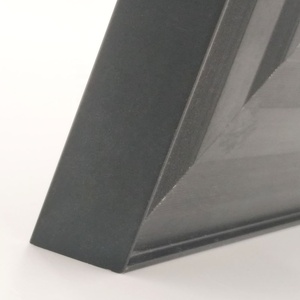 Profilé d'extrusion en alliage d'aluminium anodisé <span class=keywords><strong>noir</strong></span> mat 6063-T5 pour armoire, profilés de meubles de cuisine, cadre de découpe pour porte vitrée - Product Image 4