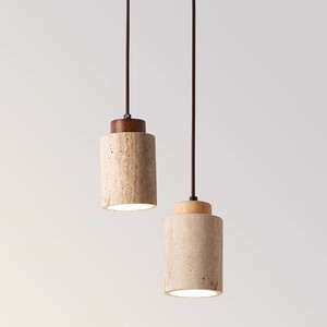 Huangdong Stone Pendant Lamp Led 220V Home <b>Lighting</b> For Bedroom <b>Dining</b> Room Hallway Entrance Easy Installation - Product Image 3