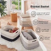 Panier à linge en corde de coton de style européen, grand format, pour le rangement domestique, la chambre à coucher et l'organisation des jouets de bébé