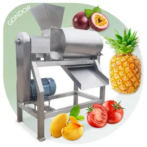 Industriële Plantaardige Mangopuree Passievrucht Machine Ananas Jam Maken Pulp Extractor Kersenpulper