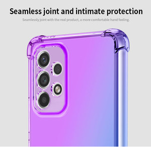 Coque pour Samsung A53 5G, coque de téléphone transparente, mignonne, dégradée, fine, souple, flexible, en TPU, antichoc pour Samsung Galaxy A53 <span class=keywords><strong>A33</strong></span> A13 A23 A73 - Product Image 2