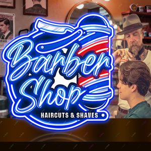 Tùy Chỉnh Acrylic Tường Trang Trí Nội Thất Biểu Tượng Cá Nhân Flex Ánh Sáng Phòng Thanh Hiệu Cắt Tóc Cửa Hàng Biểu Tượng Neon Dấu Hiệu Tùy Chỉnh Trong Nhà Biểu Tượng Kinh Doanh Dấu Hiệu - Product Image 1