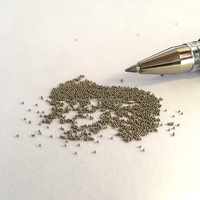 Petite boule en acier poli pour signature de braille, 1mm/1.5mm, 1 pièce
