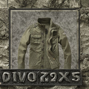 Nouvelle arrivée 2025, veste en toile enduite coupe-vent de haute qualité pour homme, style safari, slim, fermeture éclair unie, automne printemps - Product Image 3