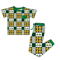 Pyjama personnalisé d'Halloween pour enfants en bambou, ensemble imprimé citrouille, grenouillère zippée pour bébé, gigoteuse, couverture pour bébé, vêtements de nuit de boutique pour tout-petits