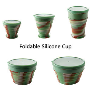 Taşınabilir Silikon Kase Açık Hava Kullanımı İçin Katlanabilir - Product Image 1