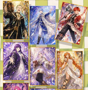 Xingyue Creative Frieren Beyond Journey's End Série Dawn Moon Plaques d'art de collection Héro de l'anime <span class=keywords><strong>Himme</strong></span> Frieren Cartes à collectionner - Product Image 3