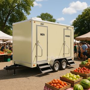 Baño Portátil para Exteriores 2025, Baños de Lujo a Bajo Precio en Venta, Remolques de Baño Móviles - Product Image 4