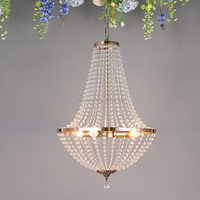 Luminaires suspendus de luxe pour événements festifs, hôtels, décorations de salles de mariage, lustres en cristal pour la décoration de mariage