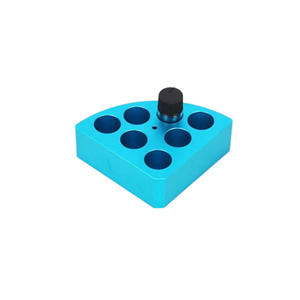 Fan-<b>Shaped</b> Metal Heating <b>Block</b> Module Multi-Hole Test Tube Vial Heating Socket For Magnetic Hotplate Stirrer 3ml 4ml - Product Image 6