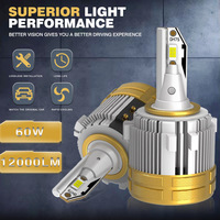 Ampoule de phare LED H7 tout-en-un pour voiture, 60W, 6500K, blanc, CANBUS, pour Golf MK6 MK7 Tiguan Jetta Passat, faisceau bas, aucun adaptateur nécessaire, 2 pièces