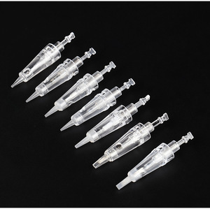 Agujas de Cartucho 1RL FP PMU Tipo Hebilla para Máquina de Tatuaje, para Cejas, Labios, Sombreado y Microblading - Product Image 4