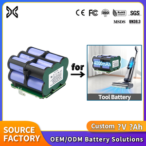 Batterie au lithium personnalisée en gros de 4000 mAh pour <span class=keywords><strong>aspirateur</strong></span> <span class=keywords><strong>Tineco</strong></span> et outils électriques rechargeables Shark – Stock OEM - Product Image 1