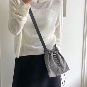 Fashion <b>Small</b> Nylon Cross Body <b>Bag</b> Women <b>Drawstring</b> Fold Soft Mini Shoulder <b>Bag</b> for Mobile Phone <b>Bags</b> Crossbody - Product Image 4