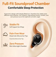 Écouteurs de traduction intelligents IA à écran tactile, nouveaux écouteurs intra-auriculaires sans fil pour le sport, isolation acoustique, suppression du bruit, écouteurs pour le sommeil