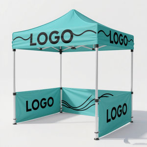 2025 nuevo diseño de alta calidad 10x10ft carpa publicitaria 600D techo de marco de aluminio de poliéster resistente al agua para regalos de ferias comerciales - Product Image 1