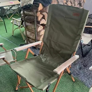 Profitez de Offre Spéciale chaise pliante en toile légère en alliage d'aluminium à dossier haut 600D chaise de pêche inclinable de camping avec logo personnalisé