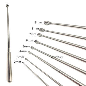 Strumenti per cucchiaio in osso di Curette in acciaio inossidabile Curette 2mm-9mm strumenti chirurgici per ortopedica - Product Image 3