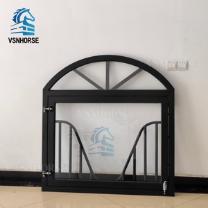 Cửa sổ ngựa ổn định ngoài trời cửa sổ chuồng ngựa thép chắc chắn với hệ thống mở bản lề trơn tru cho trung tâm cưỡi ngựa - Product Image 6
