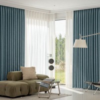 Tissu d'ameublement occultant 100% polyester, moderne, minimaliste, écologique, respirant, résistant à l'abrasion, motifs floraux, salon