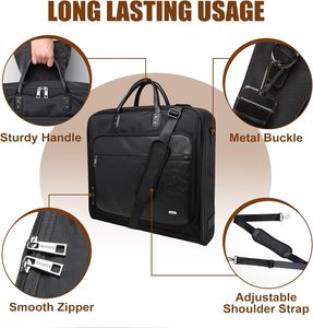 Muestra gratuita: Fundas protectoras de ropa personalizadas con logo, a prueba de humedad, para el hogar, cubiertas antipolvo para vestidos y trajes, bolsas de tela no tejida para prendas. - Product Image 2