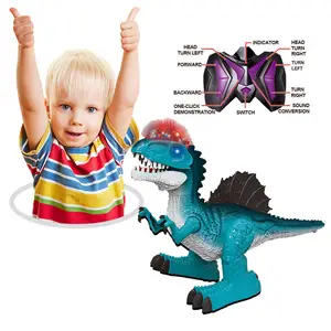 Giocattoli radiocomandati per bambini 2.4G Dinosaur 8 canali telecomando Dinosaur Toy