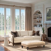 Neues Designer-Schlafsofa im Modernen Creme-Stil, Multifunktionales Ausziehbares Wohnmöbel, L-förmiges Modulares Sofa-Set mit Hoher Dichte