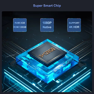 Touyinger Q12W Pro <span class=keywords><strong>2800</strong></span> ANSI 4K Hỗ Trợ Thông Minh <span class=keywords><strong>Android</strong></span> Wifi <span class=keywords><strong>LED</strong></span> 2G 3 + 128GB Ánh Sáng Ban ngày Rạp Hát Tại Nhà Máy Chiếu Video 1080P - Product Image 3