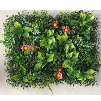 Mur végétal artificiel en plastique pour intérieur, haie artificielle, fausses plantes grimpantes pour salon, mur végétal artificiel extérieur en herbe verte