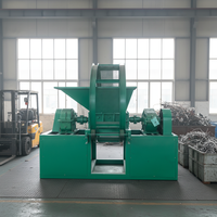 Broyeur industriel à double arbre pour plastique usagé/bois/palette/pneu, broyeur de déchets à basse vitesse et couple élevé
