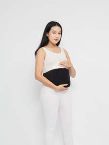 Đai bầu đượ<span class=keywords><strong>c</strong></span> thiết kế để giảm áp lự<span class=keywords><strong>c</strong></span> lên vùng thắt lưng và bụng, đảm bảo sự thoải mái và ổn định trong quá trình mang thai. - Product Image 4